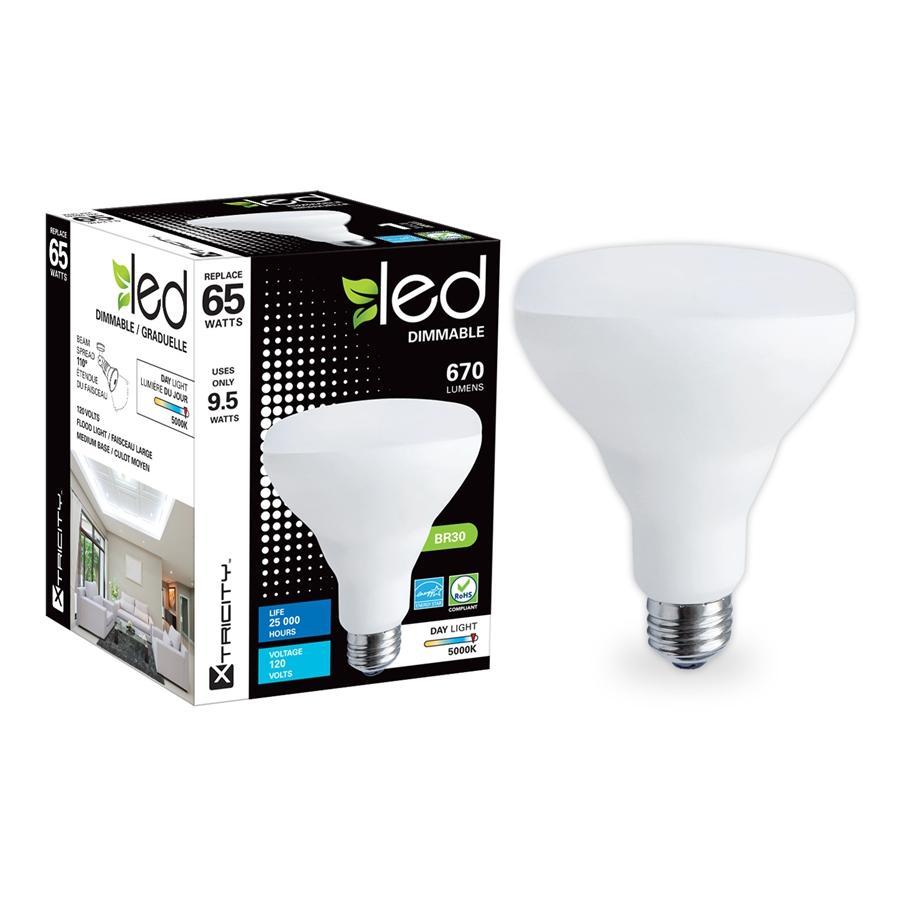 Xtricity Ampoule DEL BR30/9.5W/120V/E26/670L/ES/ lum du jour 5000k graduelle 1 Un. - Simple Boutique