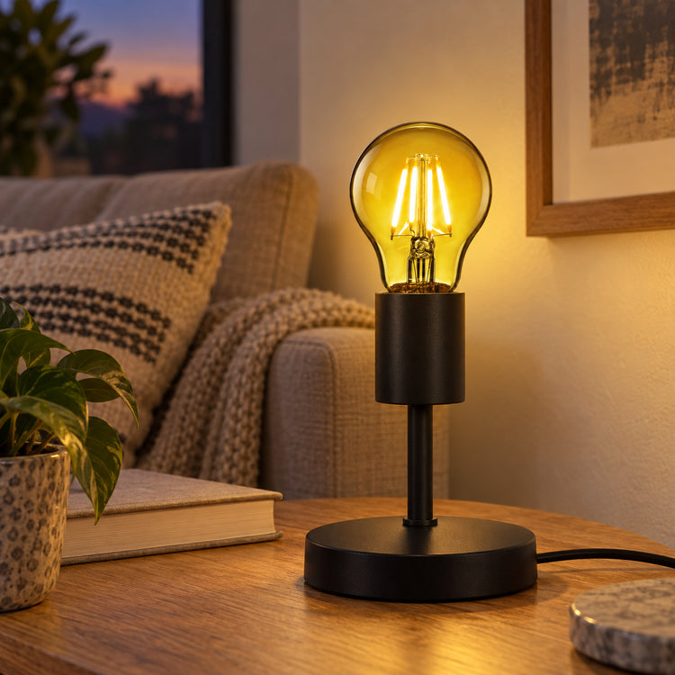 Xtricity Ampoule à filament DEL couleur A19, 4,5W jaune, intensité variable - Lot de 6 - Simple Boutique