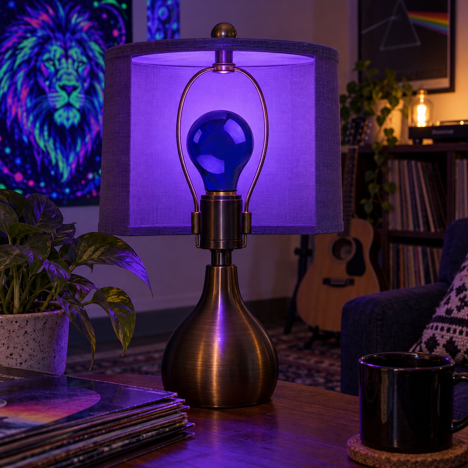 Xtricity Ampoule de fête A19 - 75W / Lumière noire, Ultraviolet - Lot de 6 - Simple Boutique