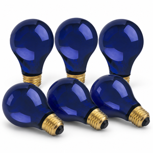 Xtricity Ampoule de fête A19 - 75W / Lumière noire, Ultraviolet - Lot de 6 - Simple Boutique
