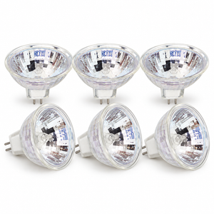 Xtricity Ampoule halogène MR16 - 20 W / 260 lumens / GU5.3, 12 V - Lot de 6 - Simple Boutique