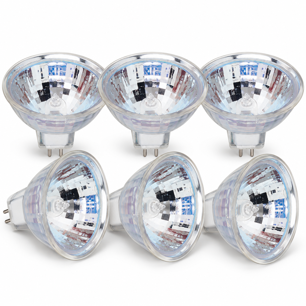 Xtricity Ampoule halogène MR16 - 35W / 500 lumens / angle de faisceau de 36° / GU5.3, 12V - Lot de 6 - Simple Boutique
