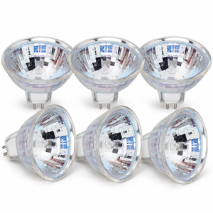 Xtricity Ampoule halogène MR16 - 35W / 500 lumens / angle de faisceau de 36° / GU5.3, 12V - Lot de 6 - Simple Boutique