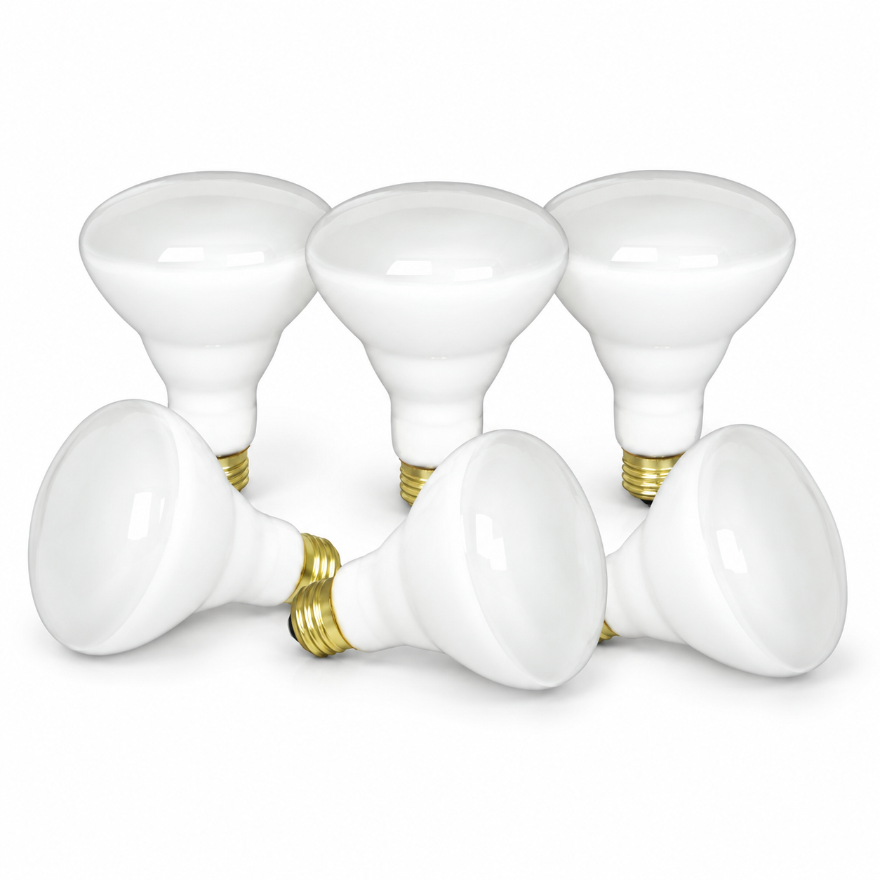 Xtricity Ampoule projecteur BR30, 65W dépolie, culot moyen - Lot de 6 - Simple Boutique