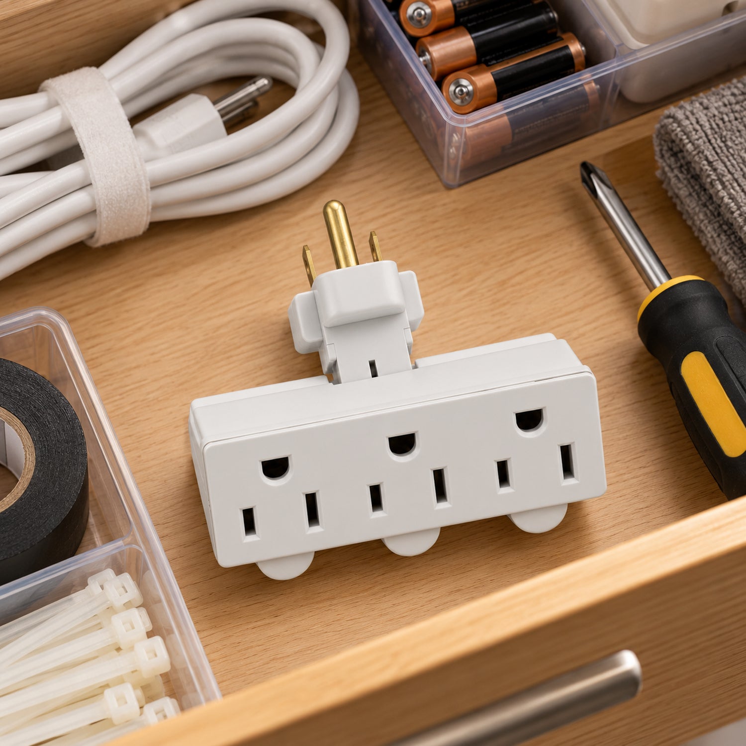 Xtricity Bloc d'alimentation triple avec rotation latérale - Simple Boutique