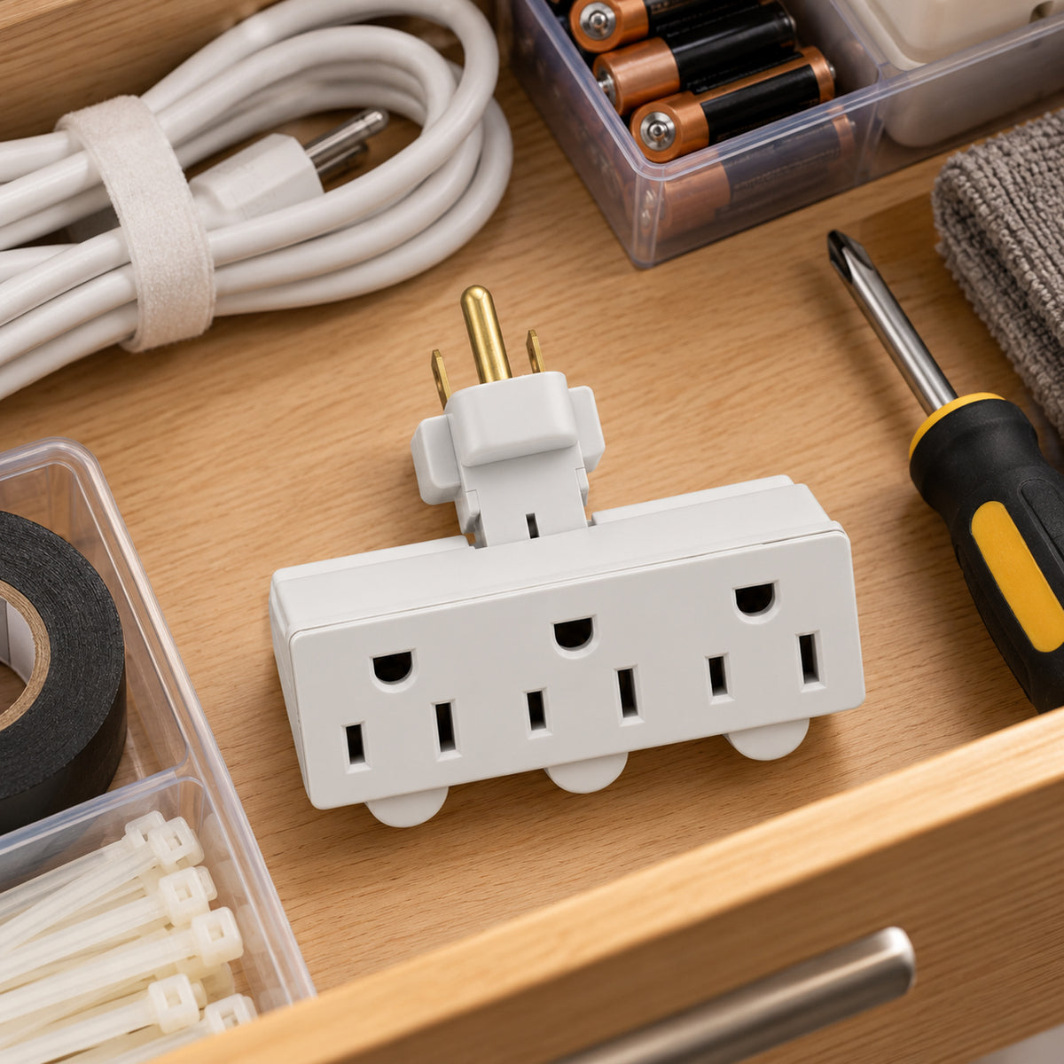 Xtricity Bloc d'alimentation triple avec rotation latérale - Simple Boutique