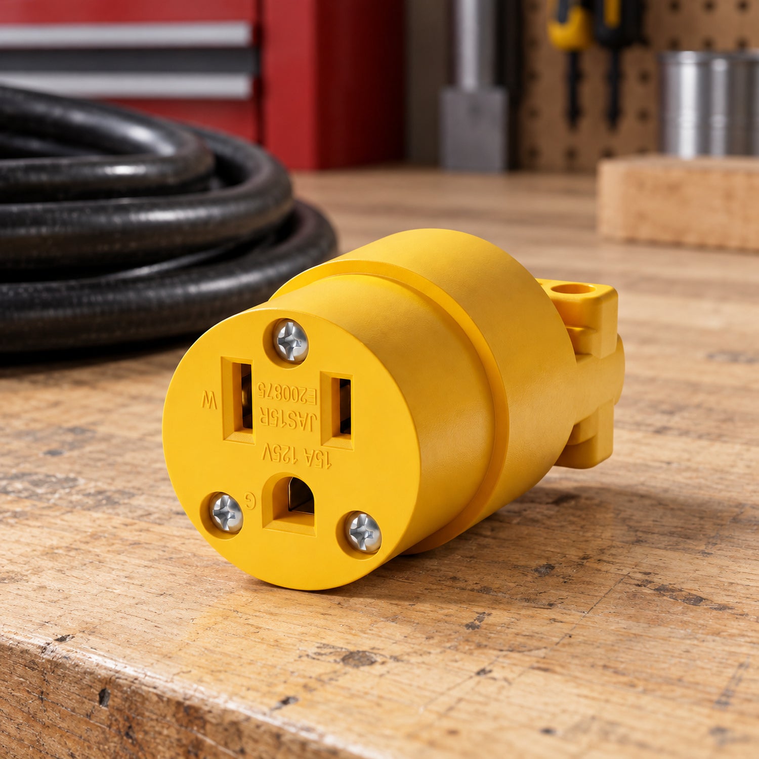 Xtricity Connecteur femelle à prise de terre 15 A, vrac - Lot de 25 - Simple Boutique