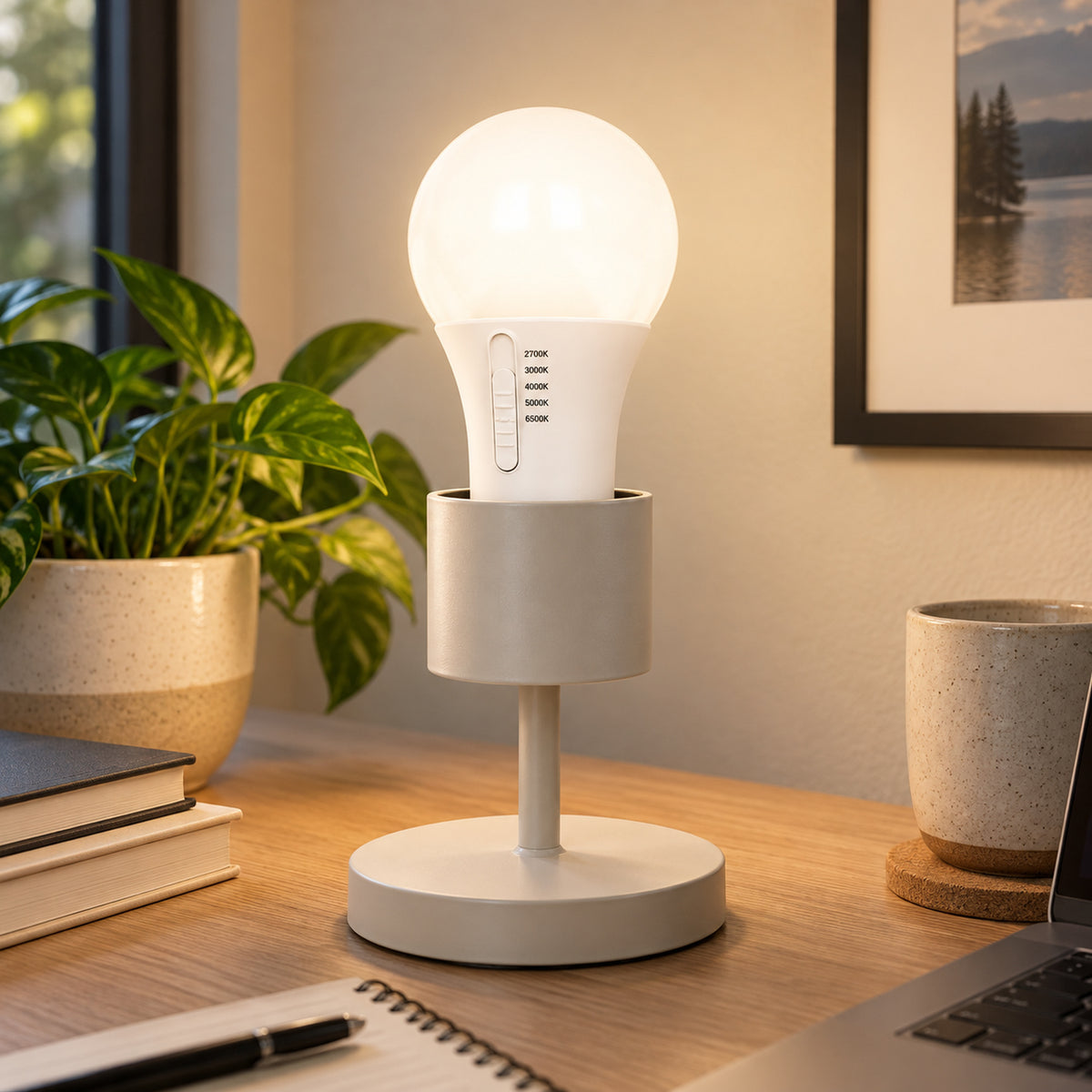 Xtricity DEL A19 10W / 120V / GU24 / 5-TCC sélectionnable Intensité variable 1 paquet - Lot de 6 - Simple Boutique