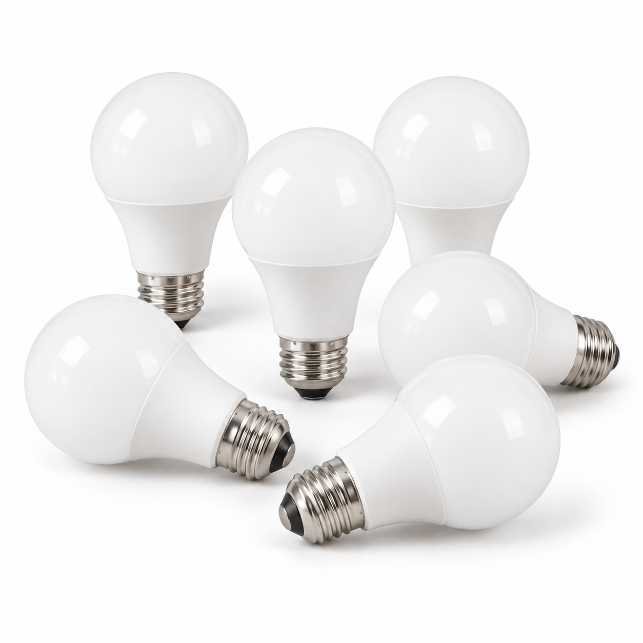 Xtricity DEL Type A19 9,5W / 120V / E26 / 3000K Blanc Chaud Dimmable - Lot de 6 - Simple Boutique