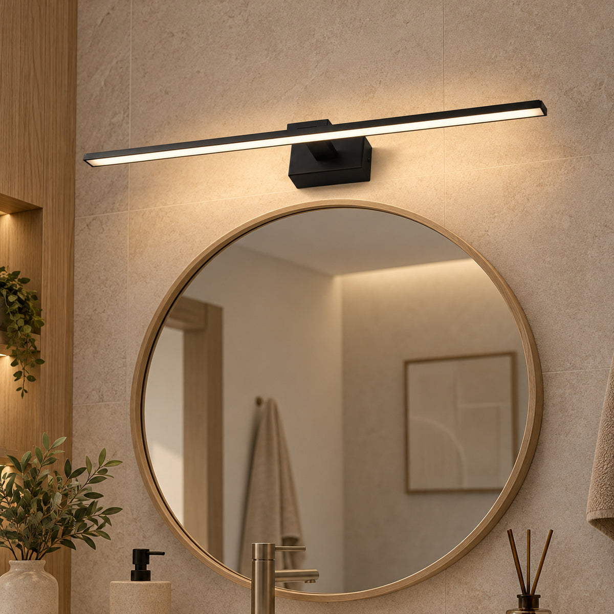Xtricity Éclairage de coiffeuse - Noir / En métal et acrylique - Simple Boutique