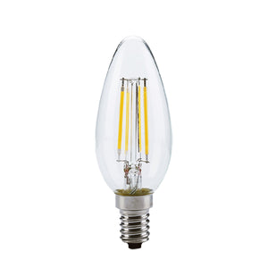 Xtricity - Ensemble de 2 Ampoules DEL à Économie d'énergie, Gradable, Type C, 4.5W, 3000K Blanc Doux - Simple Boutique