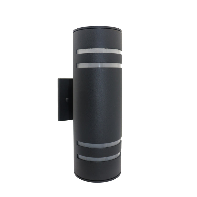 Xtricity - Ensemble de 2 Luminaire Mural Extérieur, Hauteur de 12.99'', De la Collection Central Park, Aluminium Noir - Simple Boutique