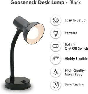 Xtricity Lampe De Table Bras Articulé 60W Noir - Simple Boutique