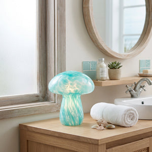 Xtricity Lampe de table en verre Champignon de Jade - Simple Boutique