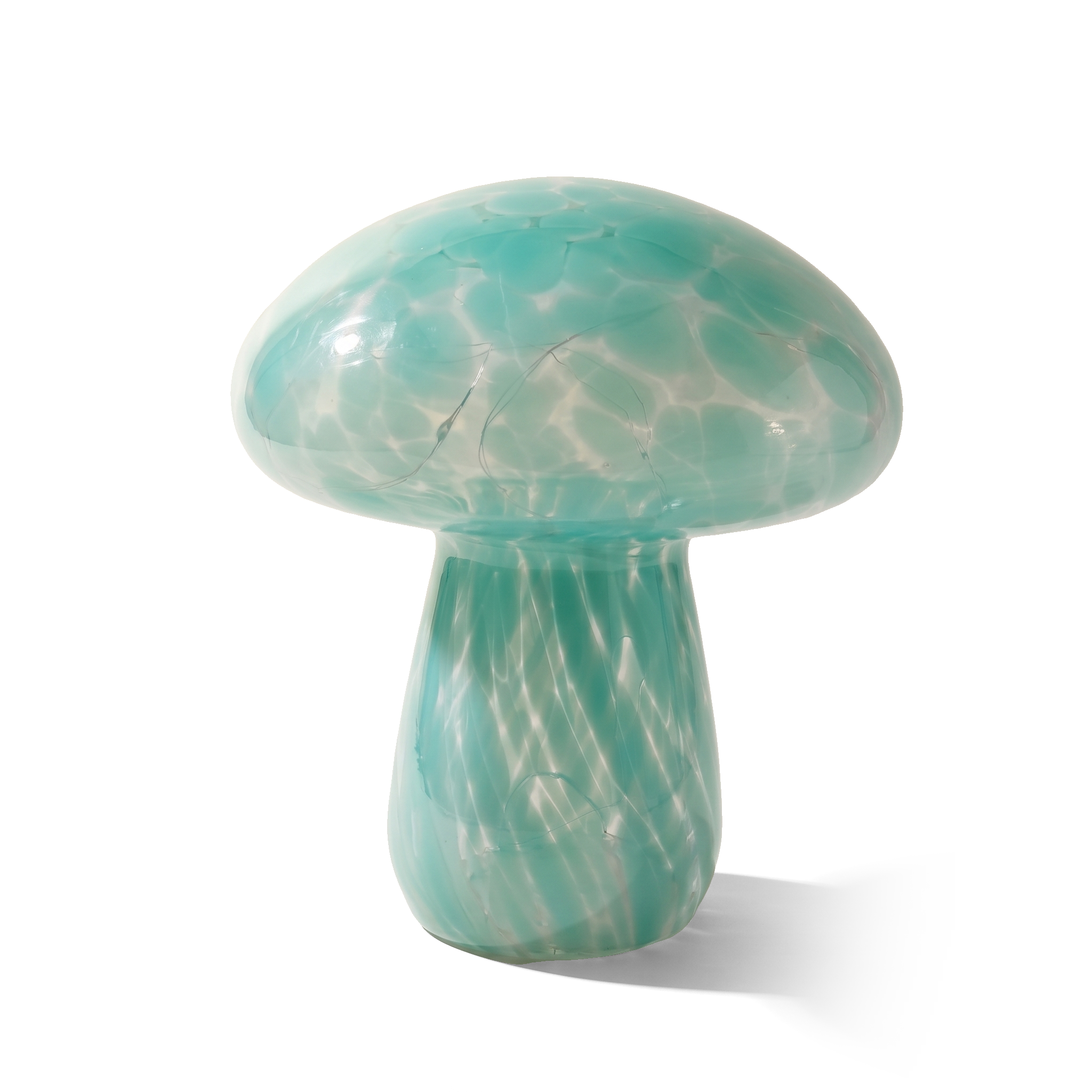 Xtricity Lampe de table en verre Champignon de Jade - Simple Boutique