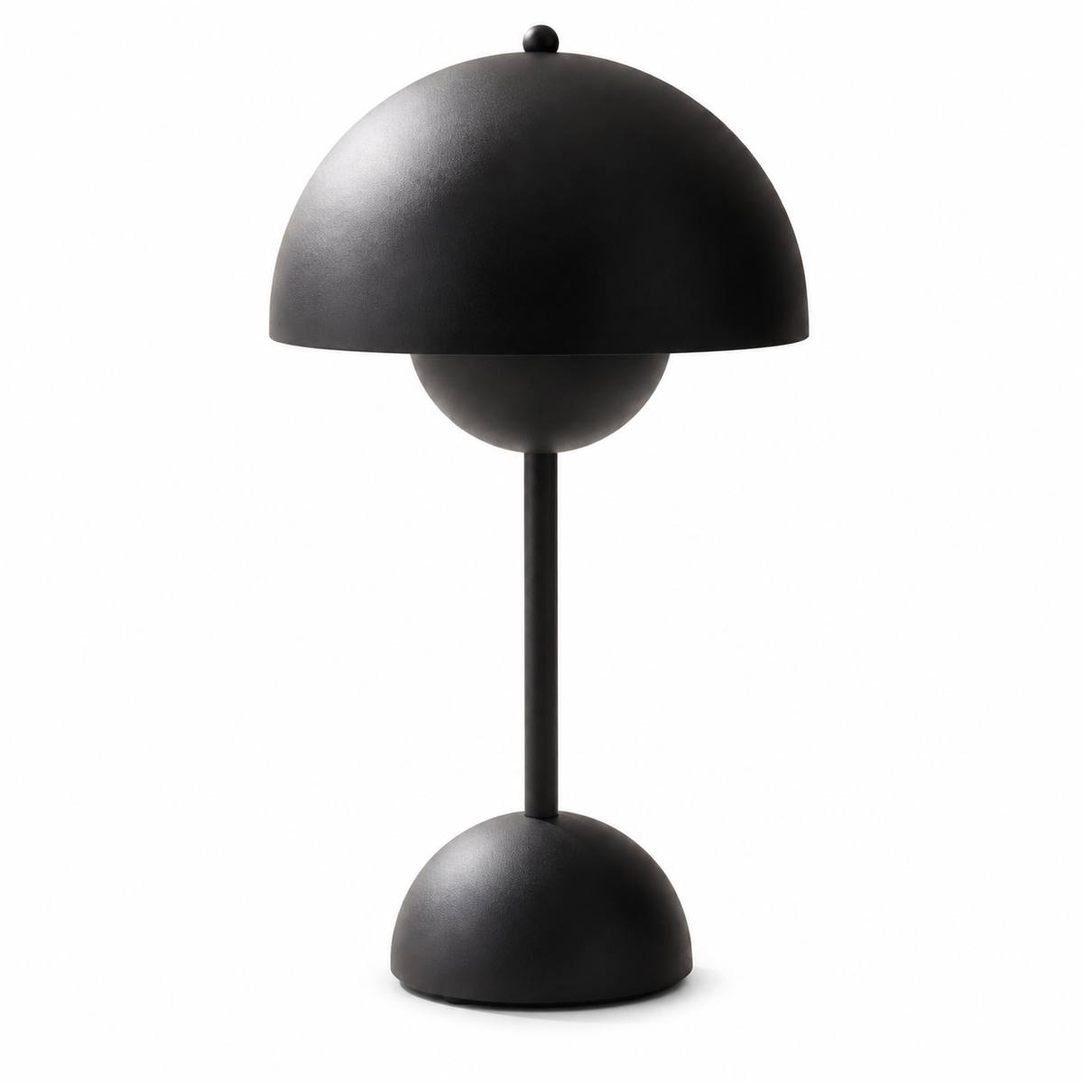 Xtricity Lampe de table tactile DEL portable Palm Springs, rechargeable par USB - Sans fil, à intensité variable, 3 couleurs, noire - Simple Boutique