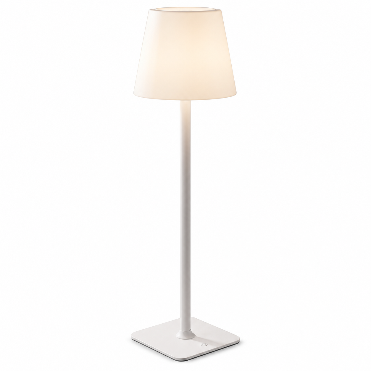 Xtricity Lampe de table tactile DEL rechargeable USB Lucie - Fine, sans fil, intensité réglable, 3 couleurs, blanc - Simple Boutique