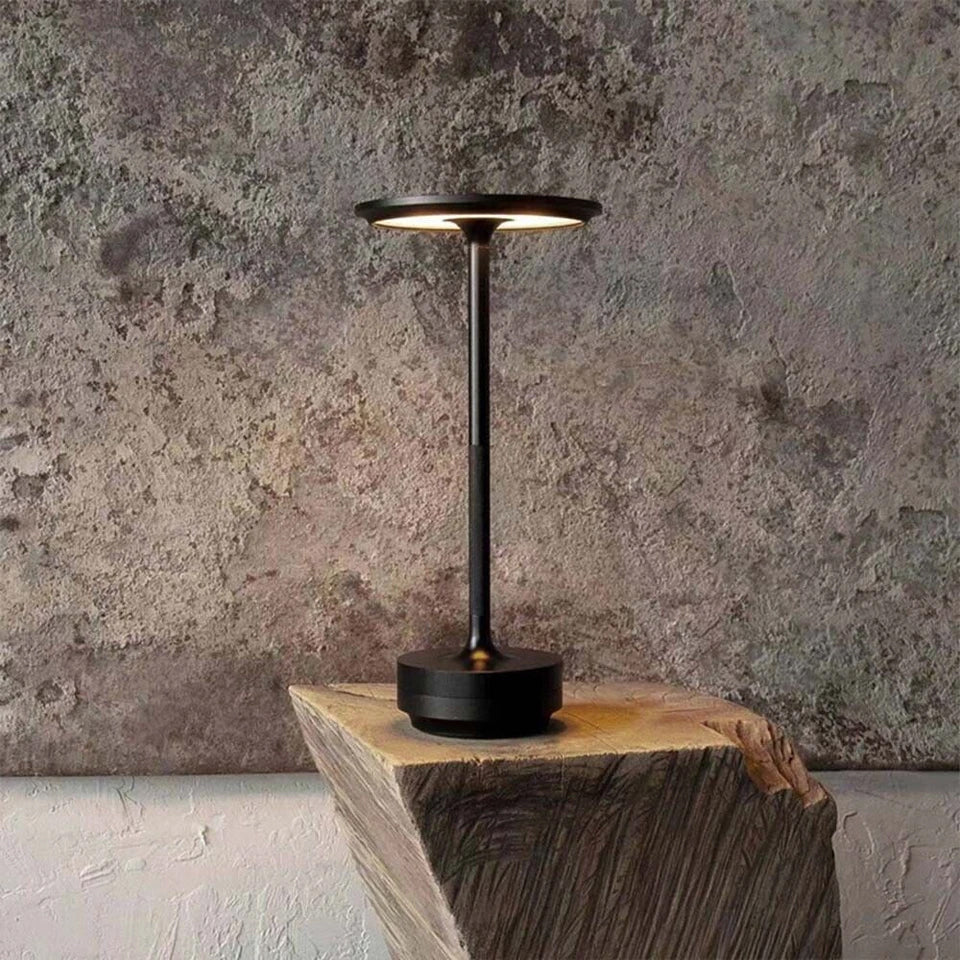 Xtricity Lampe de table tactile portable Spirit DEL rechargeable USB - Noire - Simple Boutique