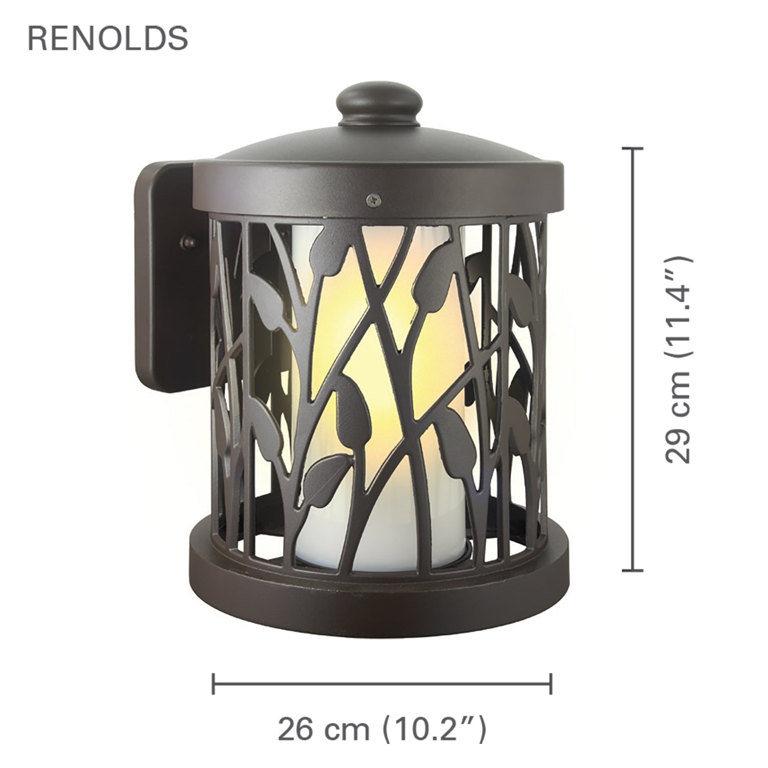 Xtricity - Luminaire Mural Extérieur, 11.41'' de Hauteur, De la Collection Renolds, Noir - Simple Boutique