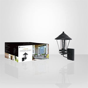Xtricity - Luminaire Mural Extérieur, Hauteur de 15'', De la Collection London, Noir - Simple Boutique