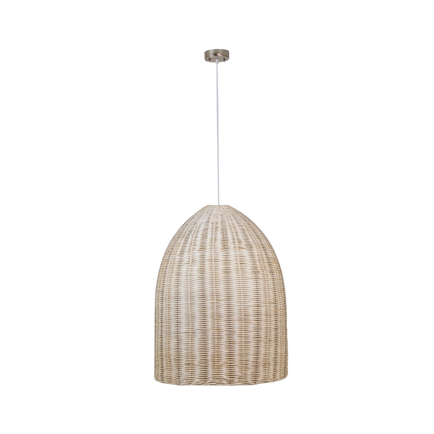 Xtricity - Luminaire Suspendu, Hauteur de 23.43", De la Collection Waterloo, Beige - Simple Boutique