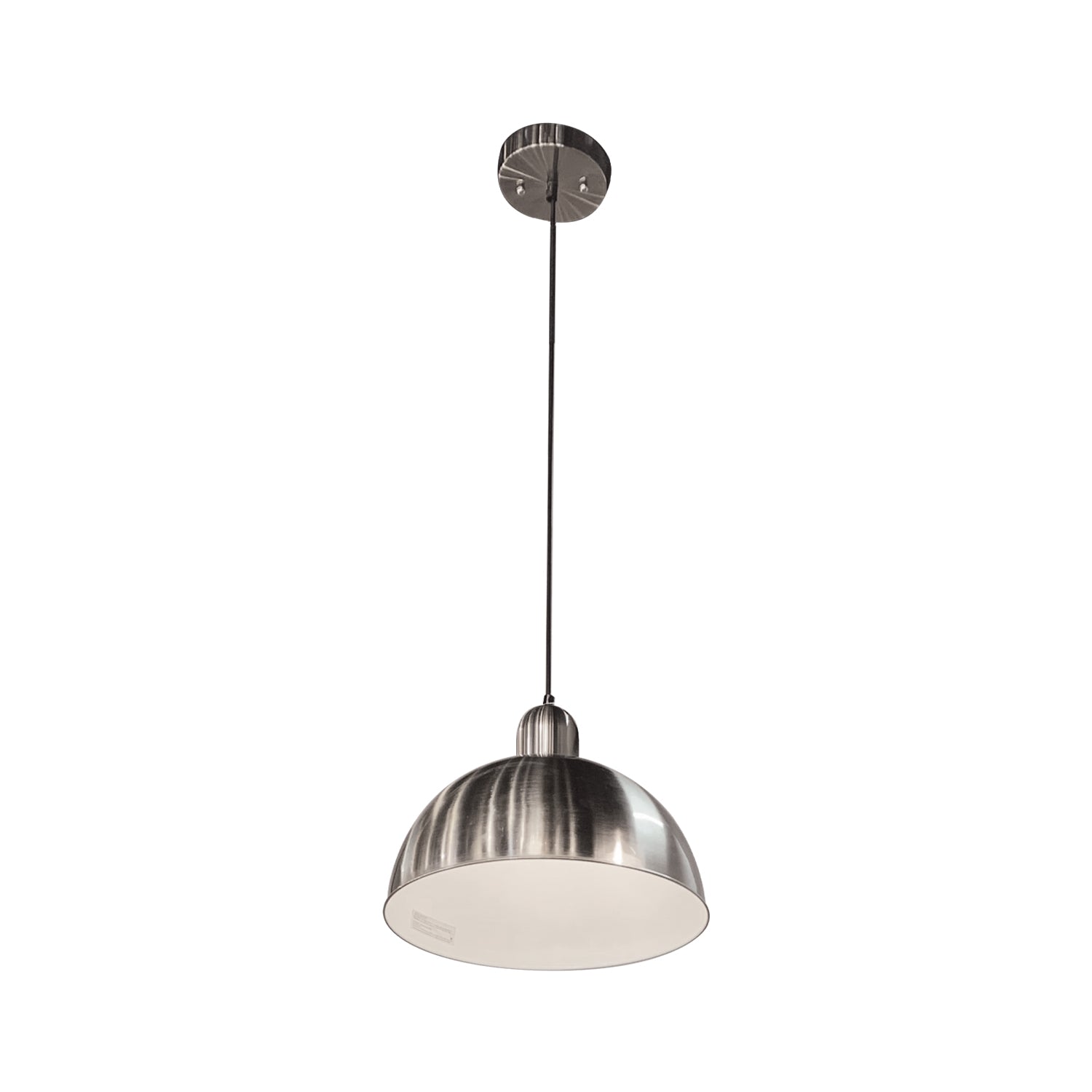 Xtricity - Luminaire Suspendu, Largeur de 10'', De la Collection Elva, Argenté - Simple Boutique