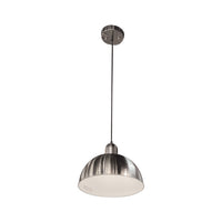 Xtricity - Luminaire Suspendu, Largeur de 10'', De la Collection Elva, Argenté - Simple Boutique