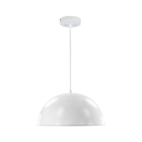 Xtricity - Luminaire Suspendu, Largeur de 14.17", De la Collection Trebecca, Blanc - Simple Boutique