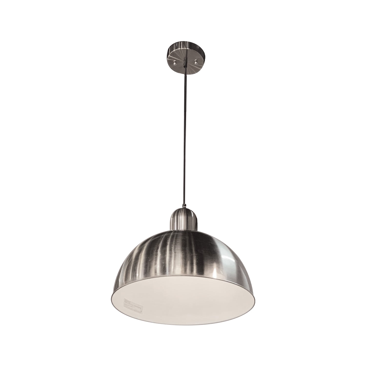 Xtricity - Luminaire Suspendu, Largeur de 18'', De la Collection Elva, Argenté - Simple Boutique