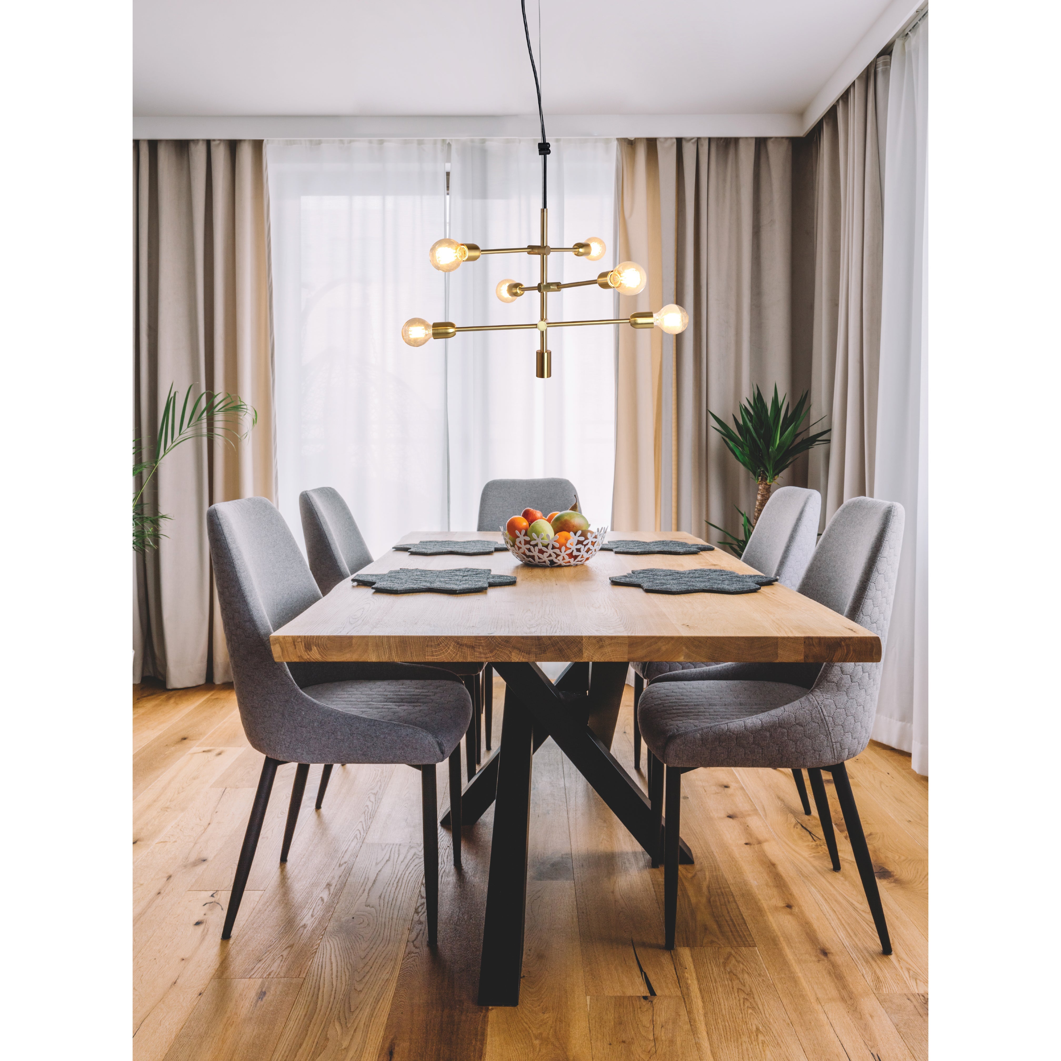 Xtricity - Luminaire Suspendu, Largeur de 23'', De la Collection Elixir, Doré - Simple Boutique