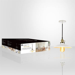 Xtricity - Luminaire Suspendu, Largeur de 9.8'', De la Collection Declan, Blanc - Simple Boutique