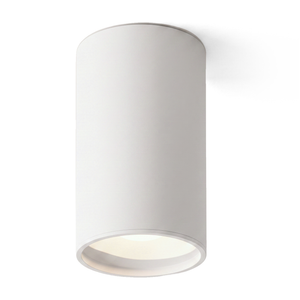 Xtricity Plafonnier « Lauren » à 1 lampe - Acier blanc - Simple Boutique