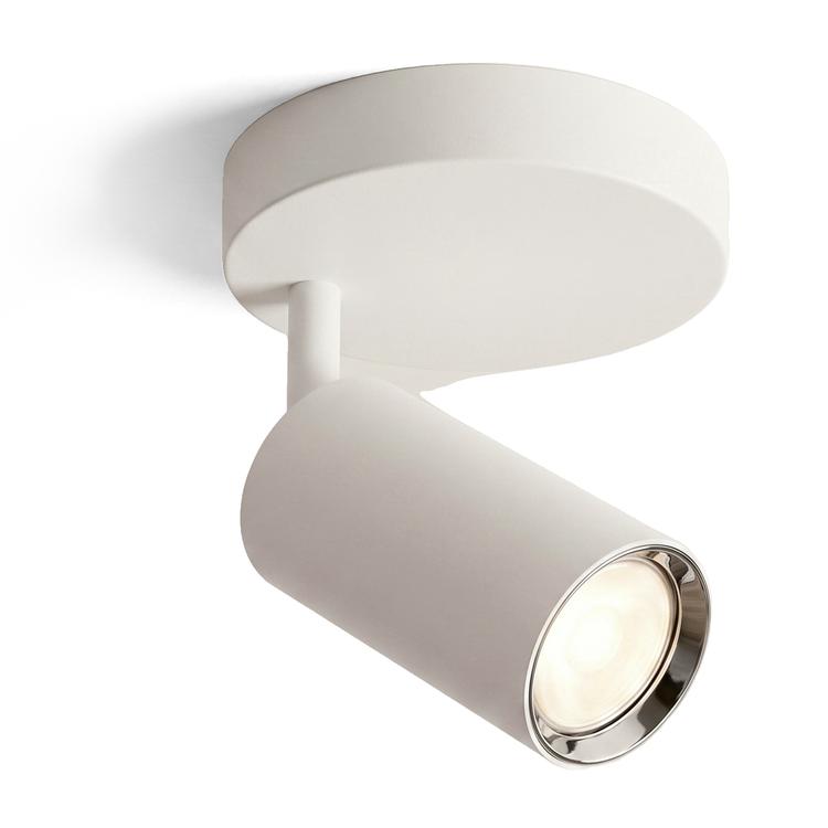 Xtricity Plafonnier orientable 1 tête Flemings, blanc - Simple Boutique