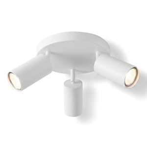 Xtricity Plafonnier orientable Flemings à 3 têtes, blanc - Simple Boutique