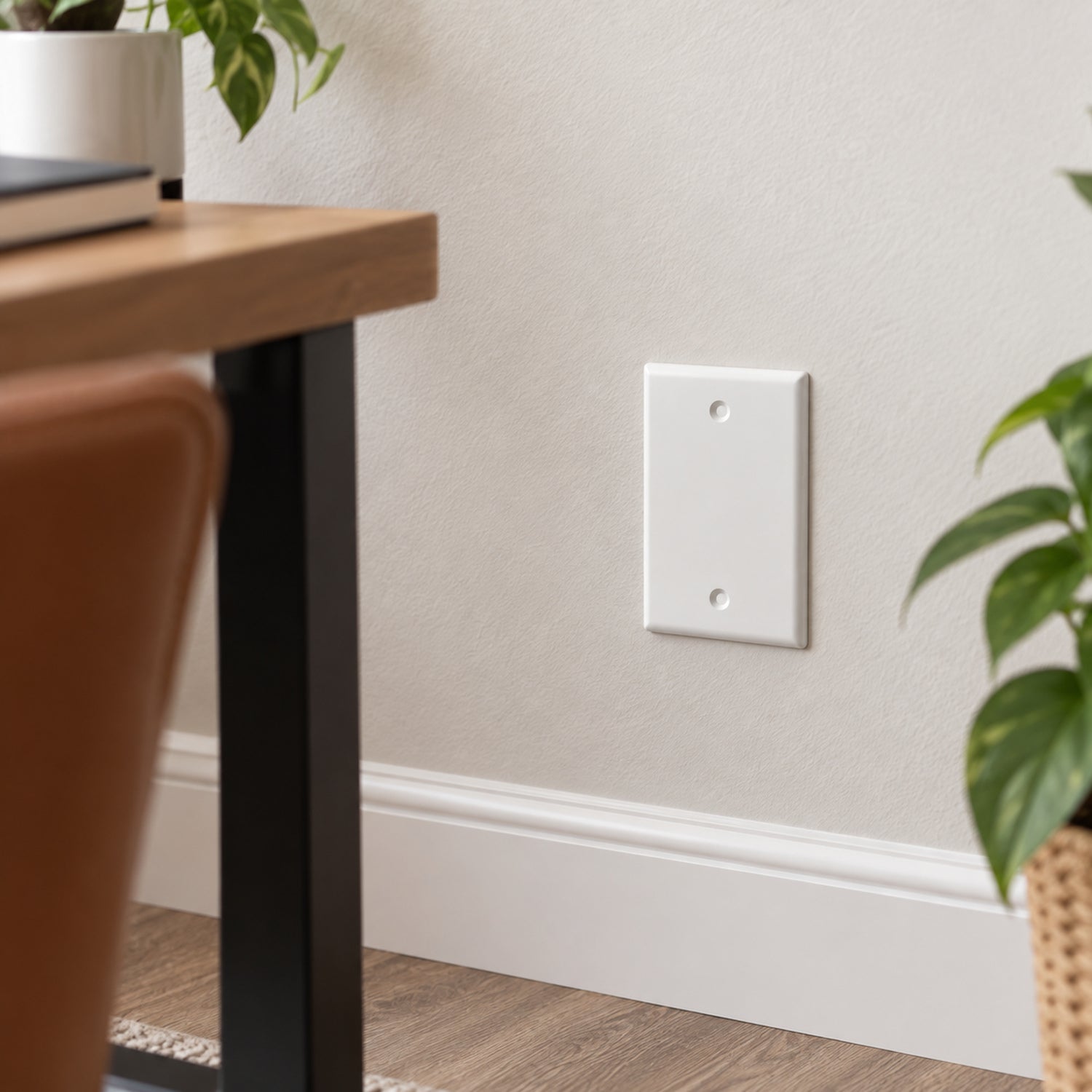 Xtricity Plaque murale vierge 1 poste - Lot de 10 - Simple Boutique