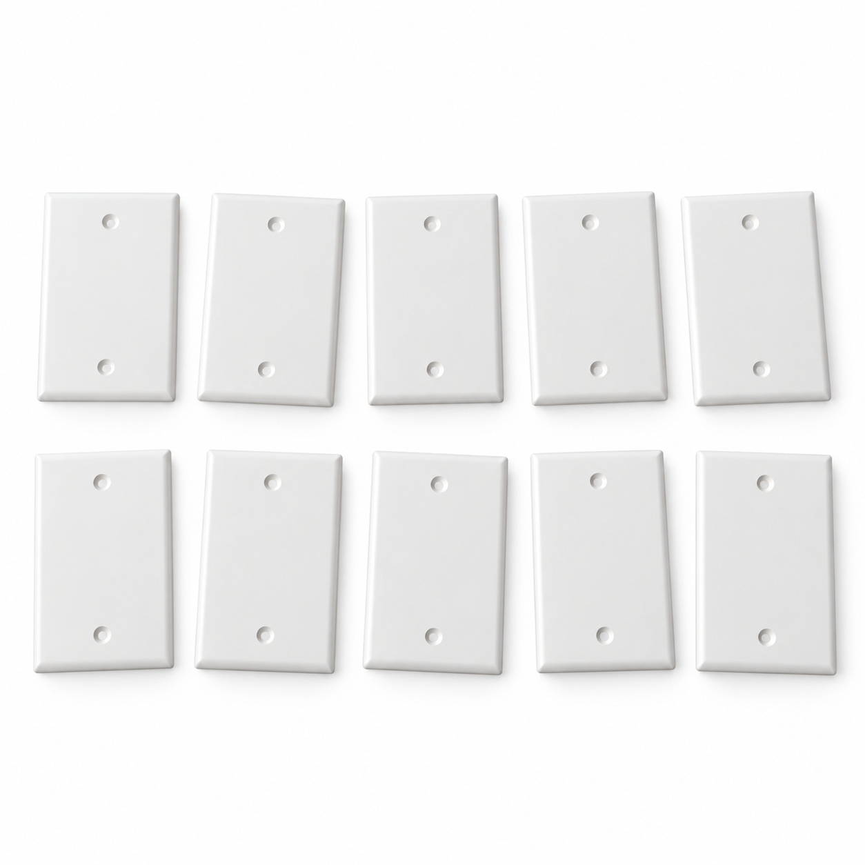 Xtricity Plaque murale vierge 1 poste - Lot de 10 - Simple Boutique