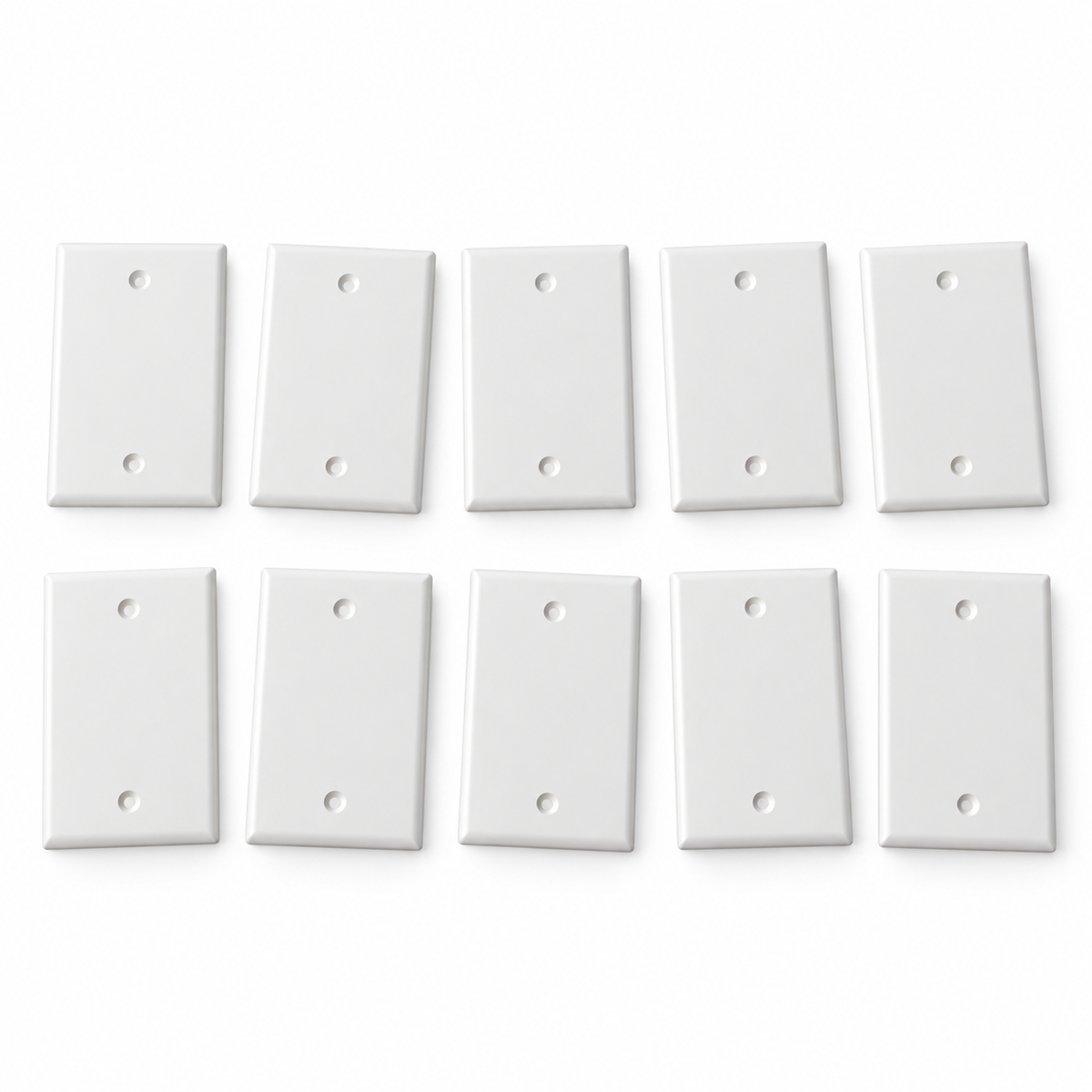 Xtricity Plaque murale vierge 1 poste - Lot de 10 - Simple Boutique