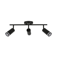 Xtricity - Rail d'éclairage à 3 Tête, Largeur de 19.69", De la Collection Valegro, Noir - Simple Boutique