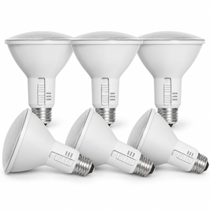 Xtricity Réflecteur DEL PAR30 Dimmable - 11W, 3-CCT Sélectionnables, E26 - Lot de 6 - Simple Boutique