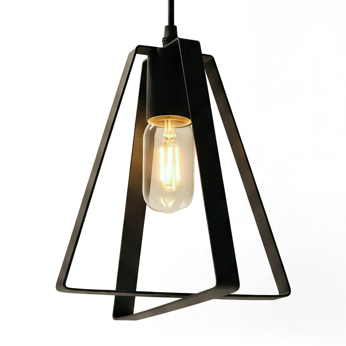 Xtricity Suspension 1 lumière « Fox » - Acier noir - Simple Boutique