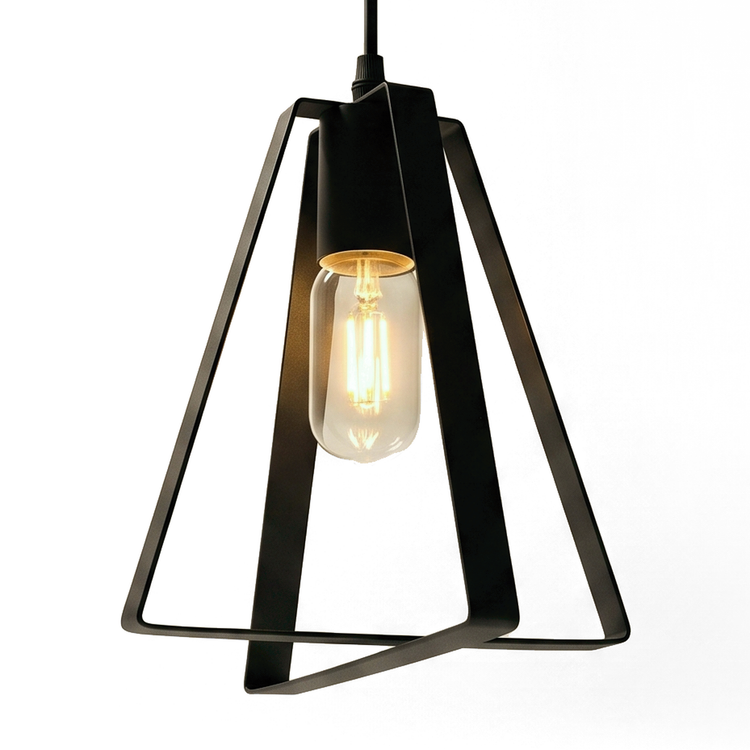 Xtricity Suspension 1 lumière « Fox » - Acier noir - Simple Boutique