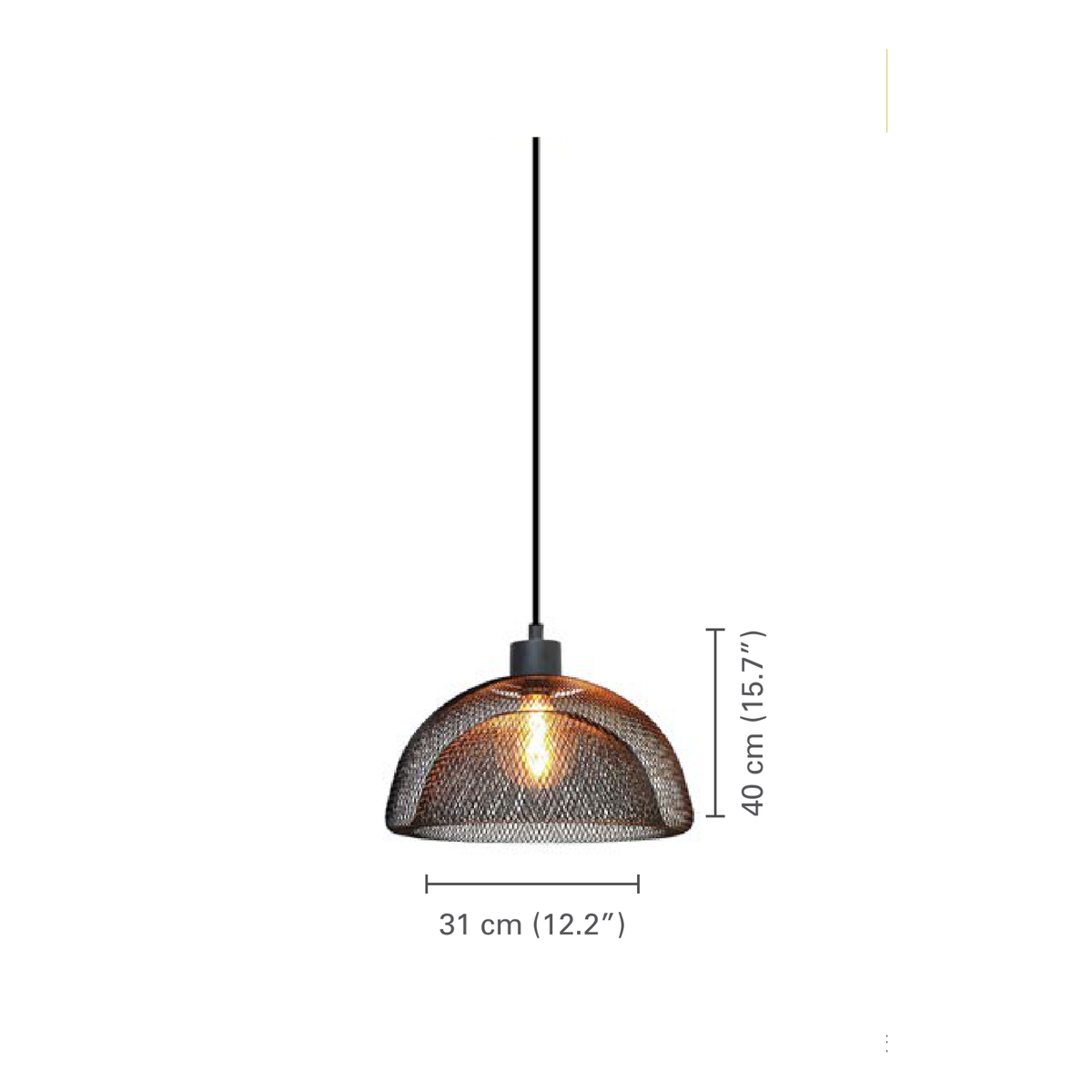 Xtricity Suspension Jizelle, Noir, Compacte - dimensions - Simple Boutique