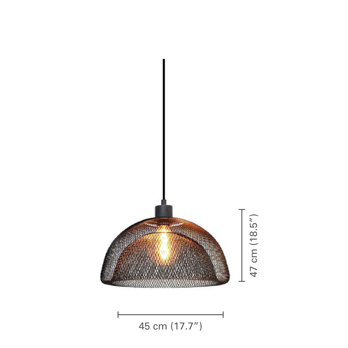 Xtricity Suspension Jizelle, noire, grande - dimensions - Simple Boutique