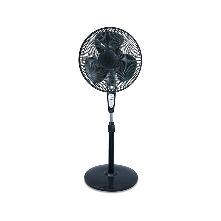 Xtricity - Ventilateur sur Pied Oscillant, Diamètre de 18", 3 Réglages de Vitesse, 65 Watts, Avec Télécommande, Noir - Simple Boutique