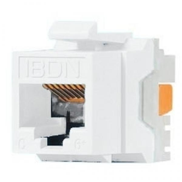 Belden Connecteur Keystone Cat6 RJ45 Type 110 T568A/B, Blanc - Simple Boutique
