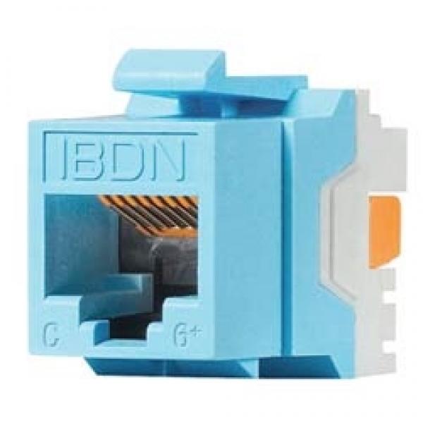 Belden Connecteur Keystone Cat6 RJ45 Type 110 T568A/B, Bleu - Simple Boutique