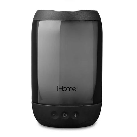 iHome - Haut-Parleur Bluetooth Etanche avec 5 Modes d'éclairage, Noir
