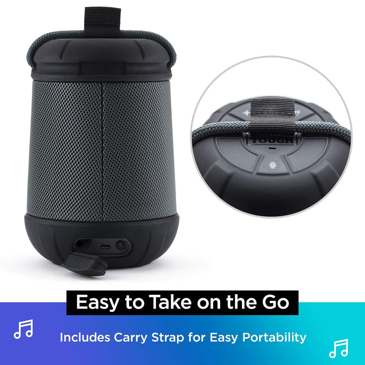 iHome - Haut-Parleur Portable, Bluetooth, Étanche et Éclairage LED, Noir - Simple Boutique