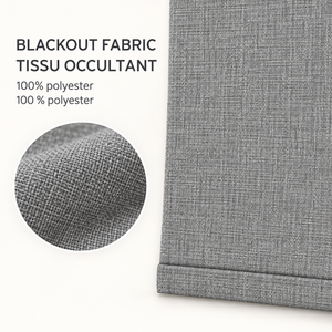 Oliver Stone gris — Tissu occultant 100 % polyester