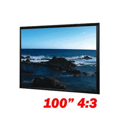 100" 4:3 Toile de projection à cadrage fixe - Blanc - Simple Boutique